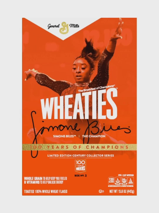 Load and play video in Gallery viewer, Wheaties Century Collection Gold Box #3: Simone Biles

