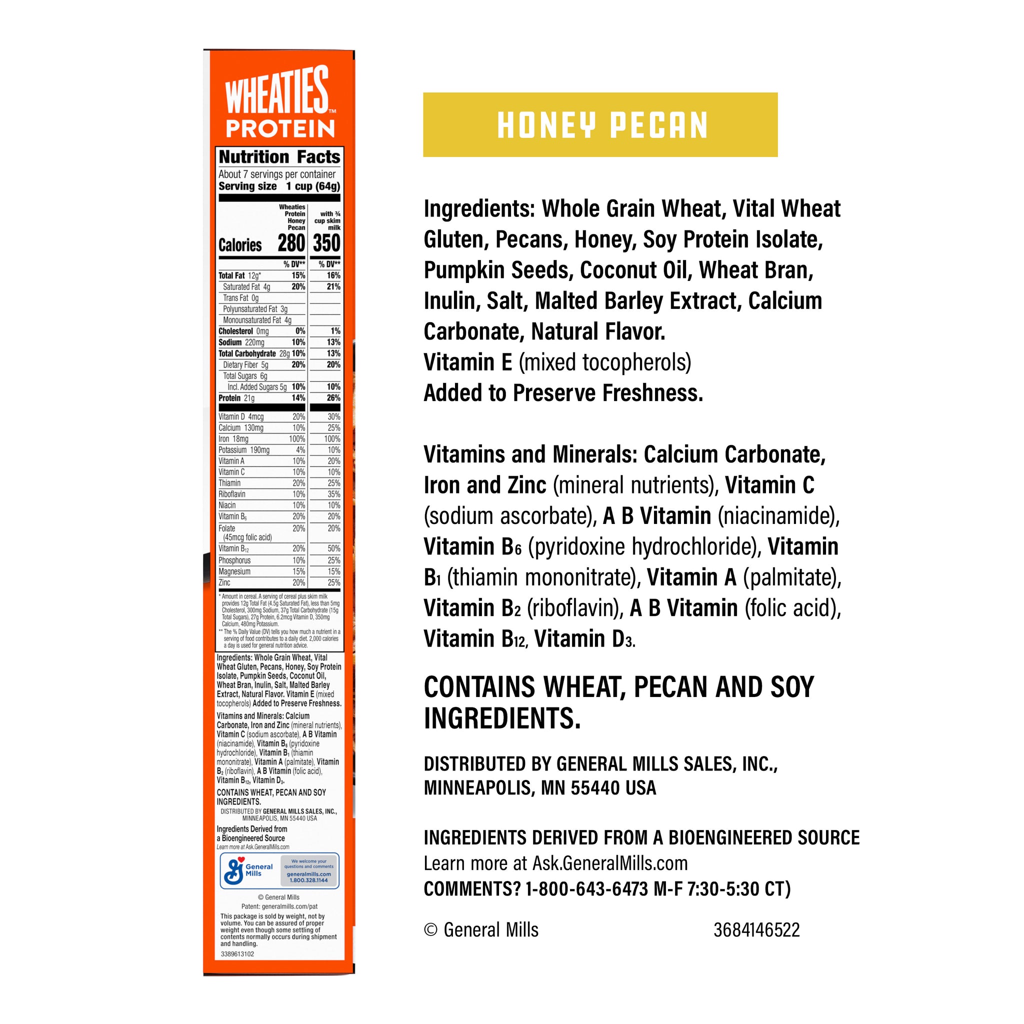 Wheaties Protein, Standard Size, ~16oz